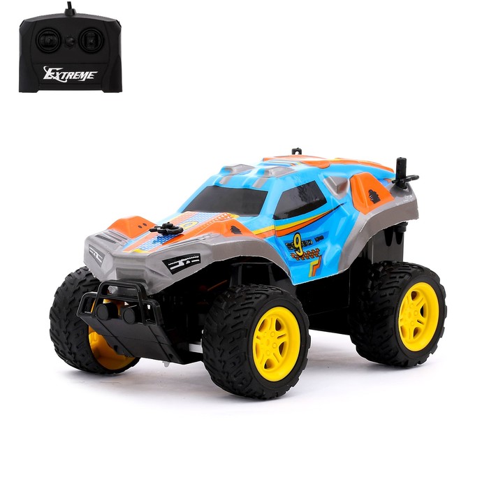 Джип радиоуправляемый "Горный король", световые эффекты, работает от батареек, цвета МИКС