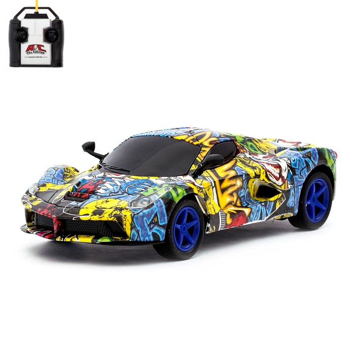 Машина радиоуправляемая "Урбан", 1:24, световые эффекты, работает от батареек, МИКС