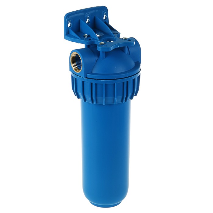 Корпус для фильтра 1" 10S, PP, внутренняя резьба, без картриджа, синий