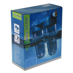 

Корпус для фильтра 3/4" 10S, ABS+PP, двойной, внутренняя резьба, без картриджа, прозрачный