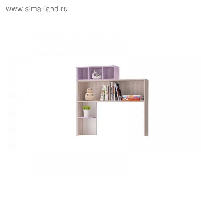 

Полка-надставка Адель, 1184х253х1132, Ясень светлый/Белый