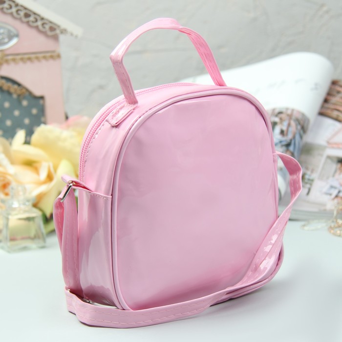 Сумка детская "Коты", отдел на молнии, регулируемый ремень, цвет розовый