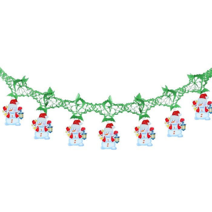 Гирлянда новогодняя "Снеговик"