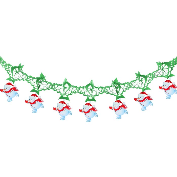 Гирлянда новогодняя "Снеговик"