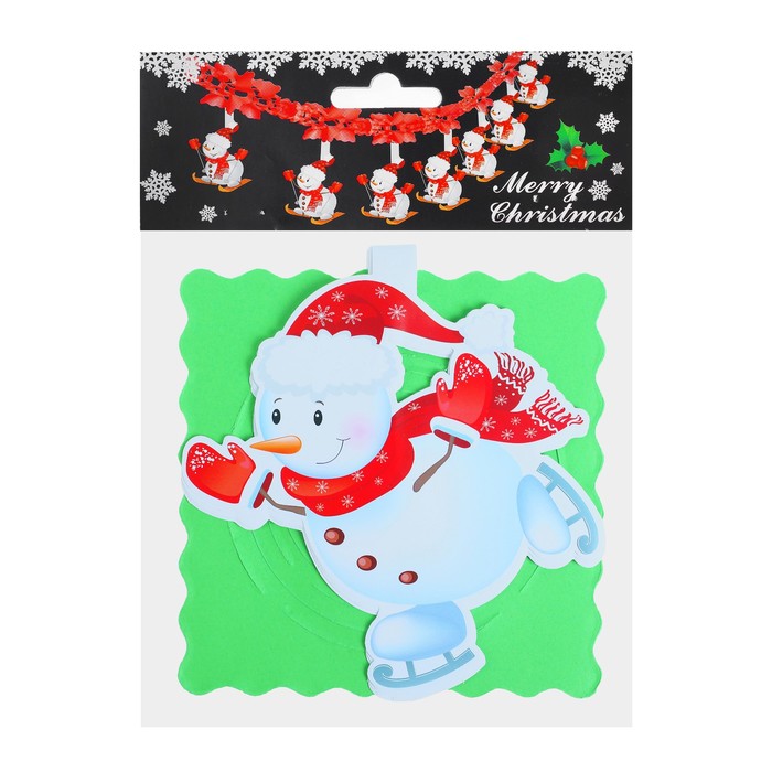 Гирлянда новогодняя "Снеговик"