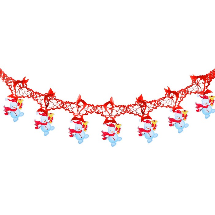 Гирлянда новогодняя "Снеговик"