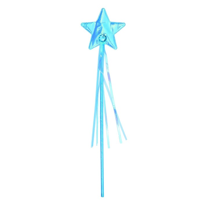 Карнавальный жезл "Звезда", цвет голубой