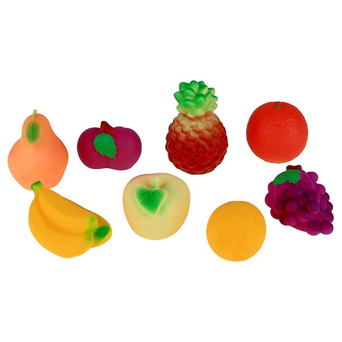 Набор резиновых игрушек «Фрукты» набор резиновых игрушек фрукты