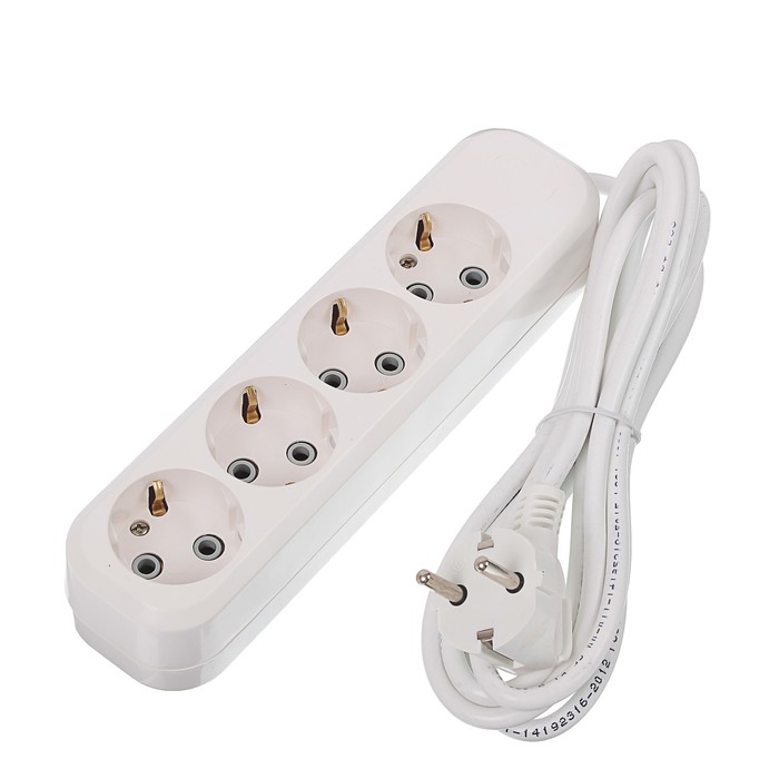 Удлинитель RUKA, 4 розетки, 3 м, 16 А, с з/к, 32.74.423.0403,