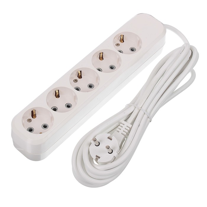 Удлинитель RUKA, 5 розеток, 5 м, 16 А, с з/к, 32.74.523.0405,