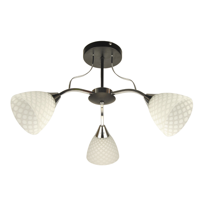 Люстра "Каскад" 3x60Вт E27 черный