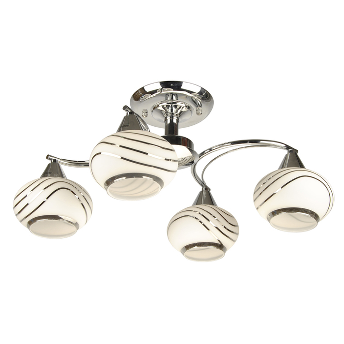 Люстра "Каскад" 4x60Вт E14 хром