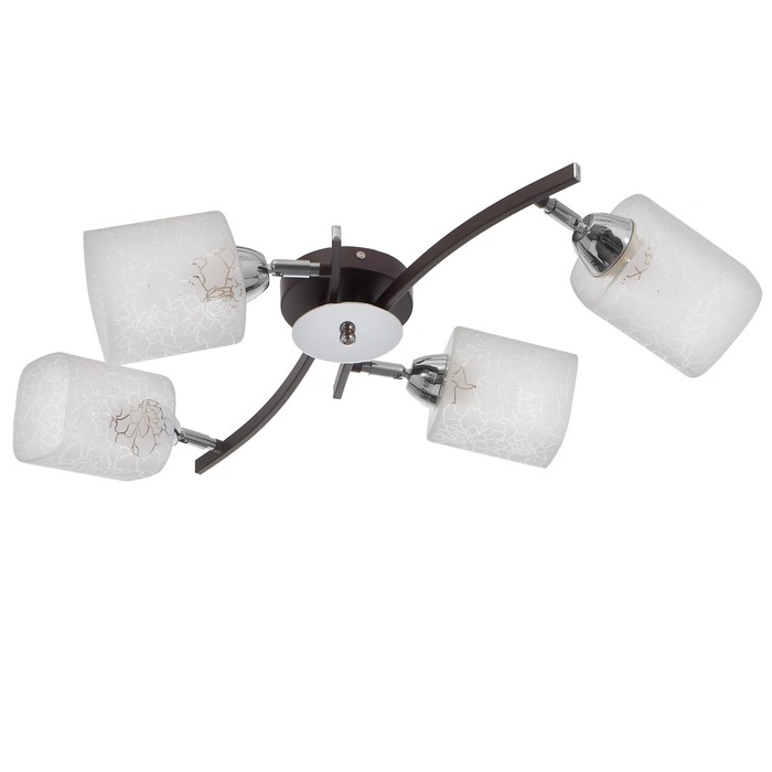 Люстра "Каскад" 4x60Вт E27 венге