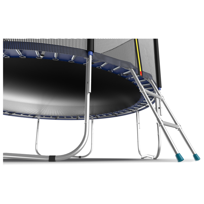 Батут с внешней сеткой и лестницей EVO JUMP External, диаметр 16ft (синий)