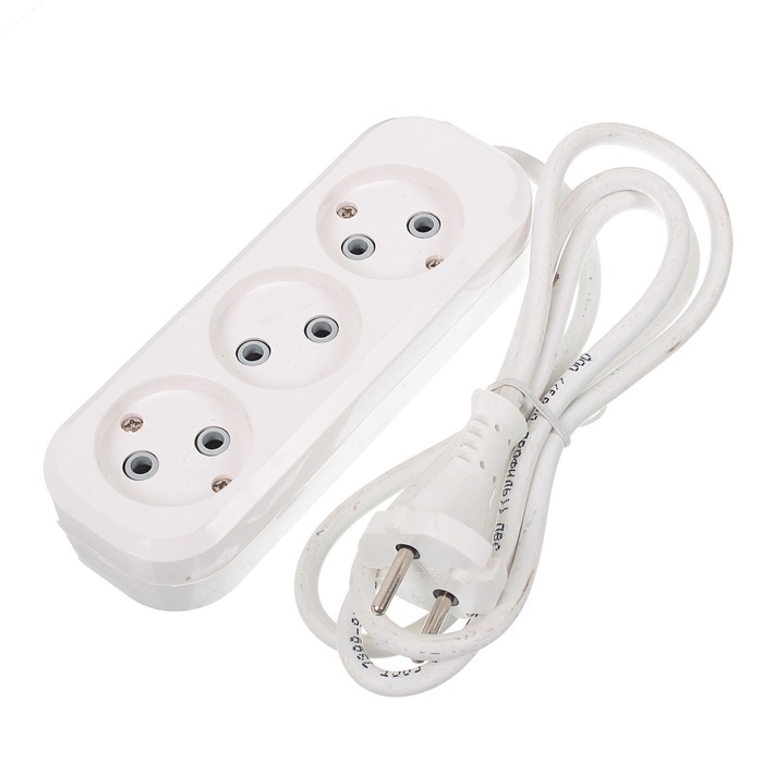 Удлинитель RUKA, 3 розетки, 1.5 м, 10 А, без з/к, 32.74.320.0450,