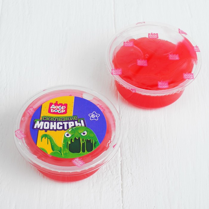 Слизь для рук, 80 мл, красная