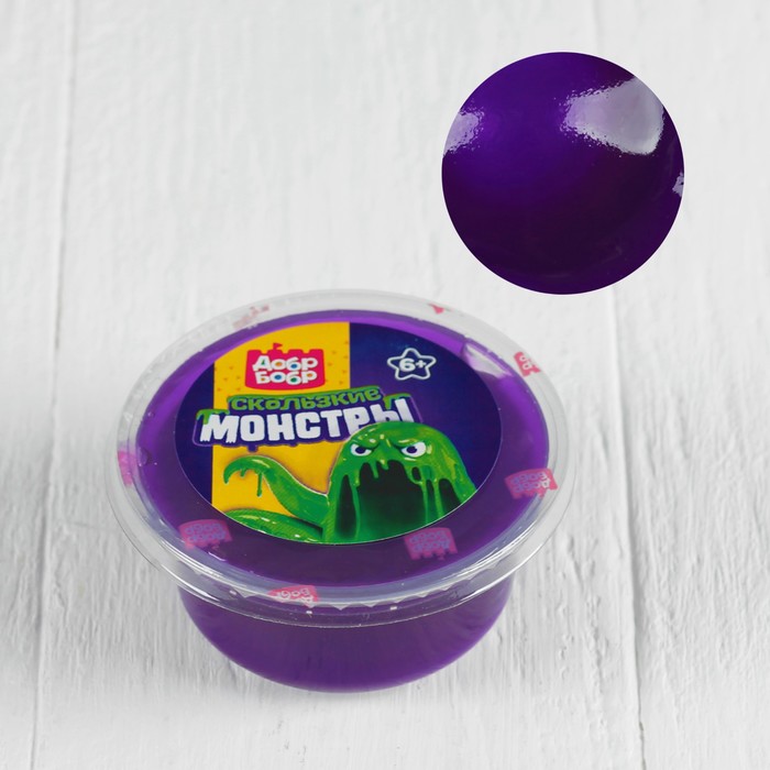 Слизь для рук, 80 мл, фиолетовая