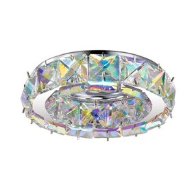 

Встраиваемый светильник Novotech, 50 Вт, GX5,3, 12 В, 60x60 мм, d=60 мм, цвет хром