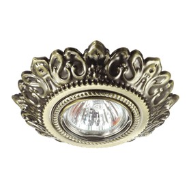 

Встраиваемый светильник Novotech, 50 Вт, GX5,3, 12 В, 60x60 мм, d=60 мм, цвет бронзовый