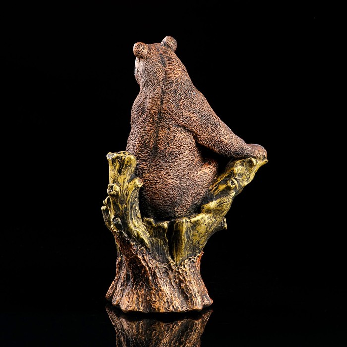 Сувенир "Медведь на ветке", бронза