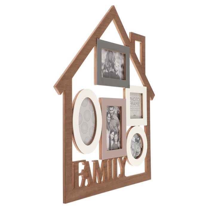 Фоторамка на 5 фото 3х10х15, 2х10х10 см Innova PI06405 "Madeira Family "Home"