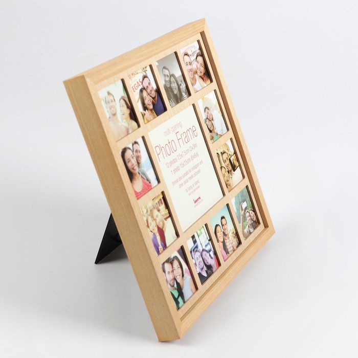 Фоторамка на 13 фото 12х7,5х7,5, 15х15 см Innova PI05365 "Инстарамка" бежевая