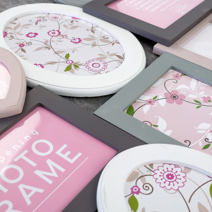 Фоторамка на 9 фото 13х18, 3х10х15, 9х13, 2х10х10, 8х10, 8х8 см Innova PI03437 "Madeira