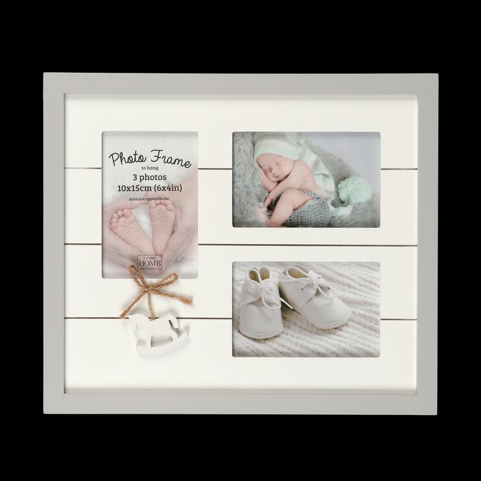 Фоторамка на 3 фото 10х15 Innova PI07390 "Детская с лошадкой"BabyAmore - with rocking horse"