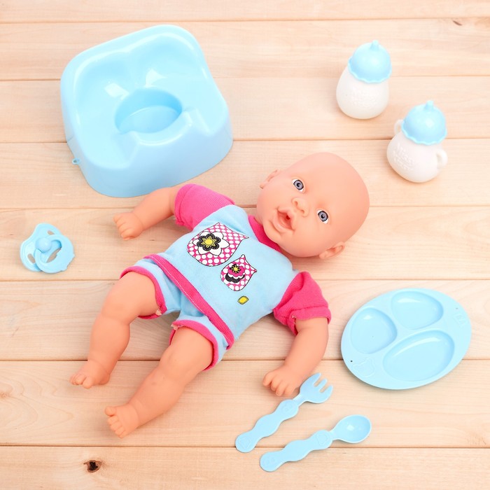 Пупс "Ванечка" с аксессуарами, звуковые функции, МИКС