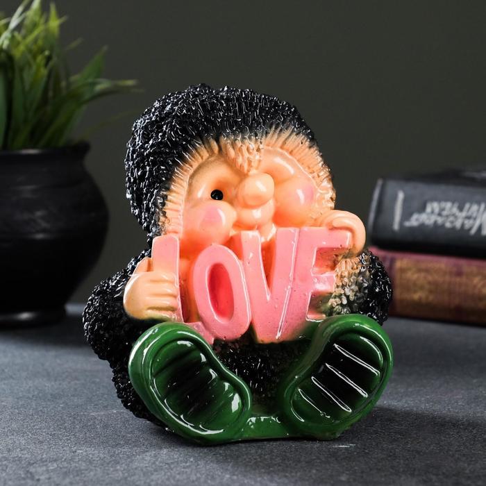 Фигурка "Ежик праздничный" 15см