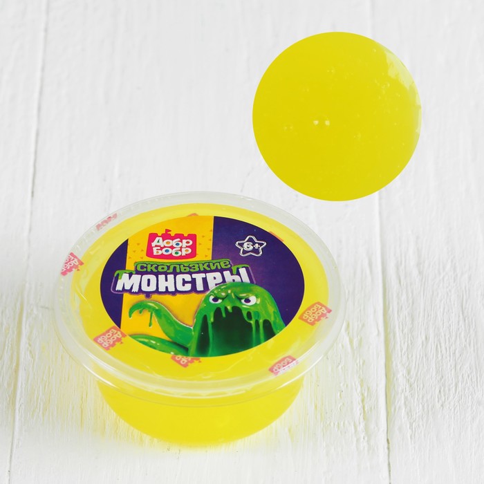 Слизь для рук, 80 мл, жёлтая