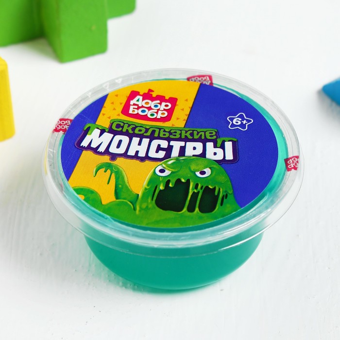 Слизь для рук, 80 мл, зелёная