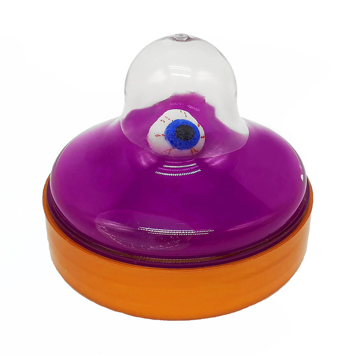 Слизь с игрушкой "Монстр" с глазом, фиолетовый, 150 мл