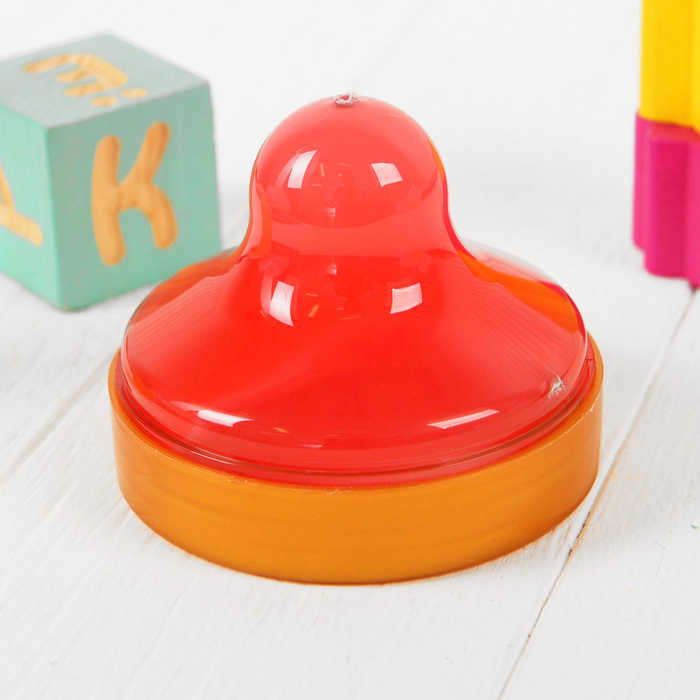 Слизь с игрушкой "Монстр" с глазом, красный, 150 мл