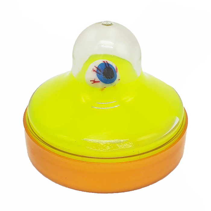 Слизь с игрушкой "Монстр" с глазом, жёлтый, 150 мл