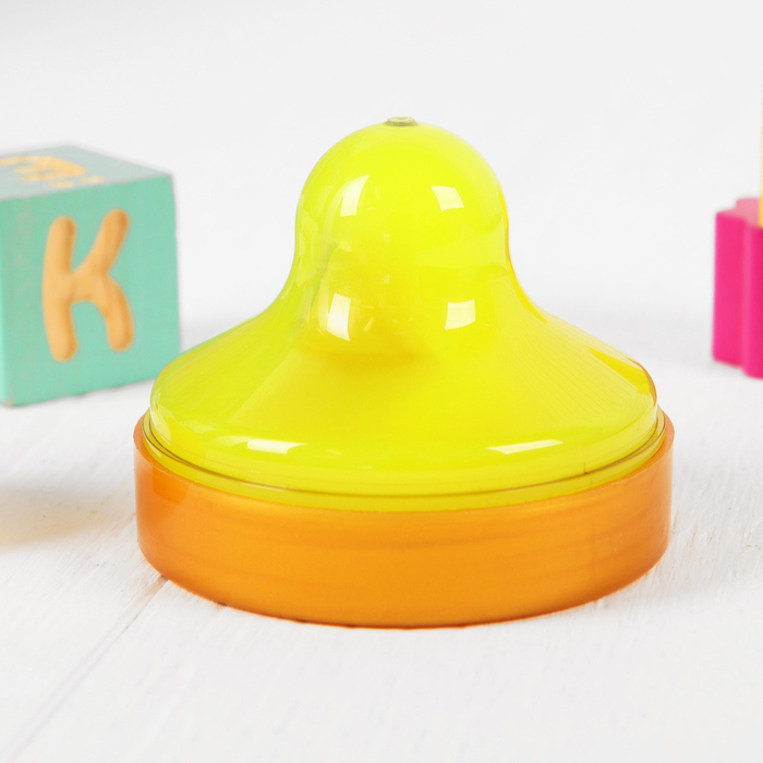 Слизь с игрушкой "Монстр" с глазом, жёлтый, 150 мл