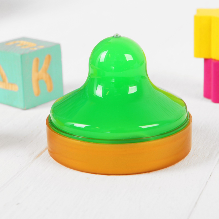 Слизь с игрушкой "Монстр" с глазом, салатовый флюр, 150 мл