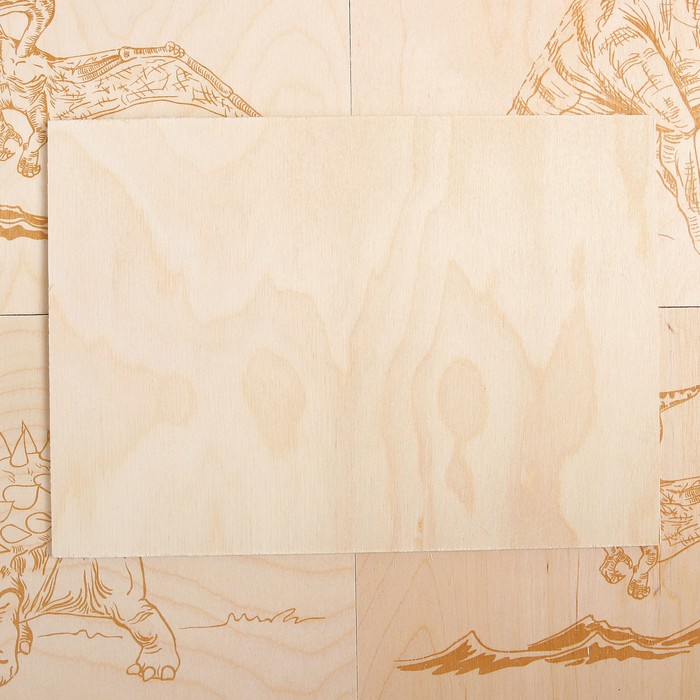 Доски для выжигания, 5 шт., "Брахиозавр, Птеродактиль, Эвоплоцефал, Паразауролоф"