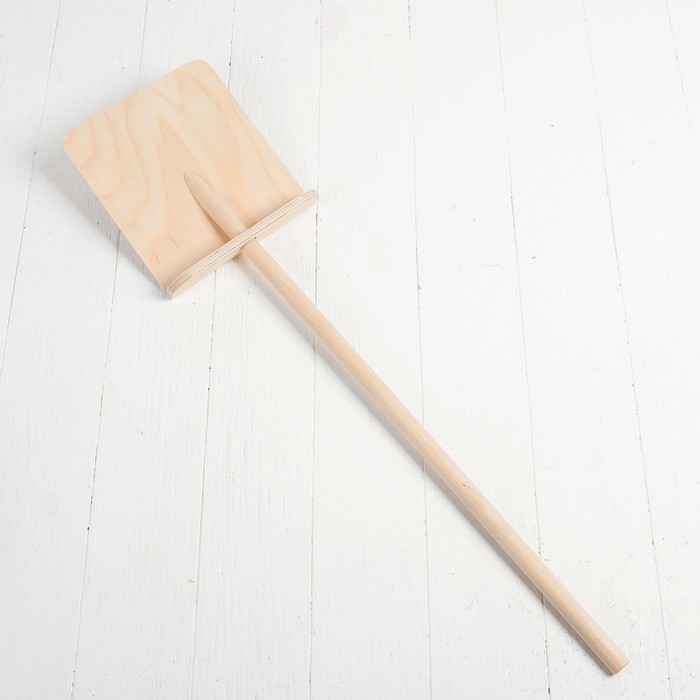 Лопата деревянная большая, размер: 72 × 14.5 см, d черенка: 1,4 см