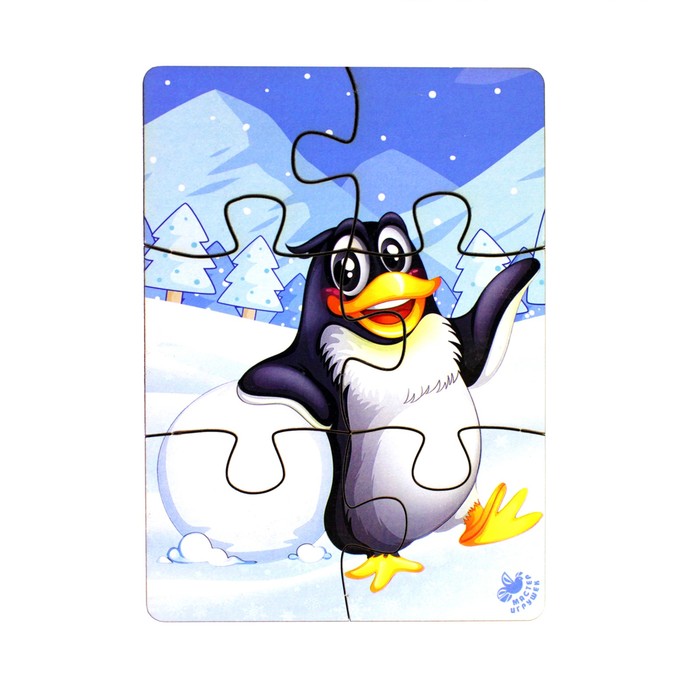 Пазл "Пингвин", мини