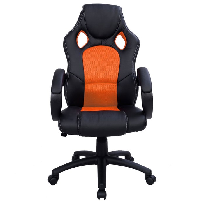 Кресло игровое 8118OR, оранжевое/чёрное