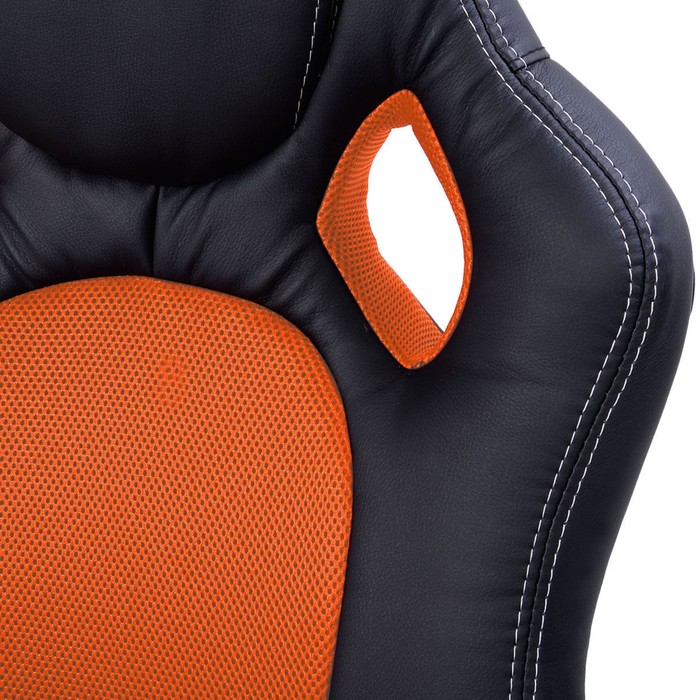 Кресло игровое 8118OR, оранжевое/чёрное