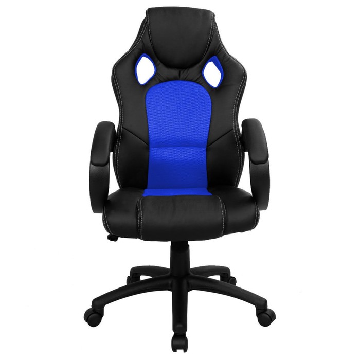 Кресло игровое 8118BL синее/чёрное