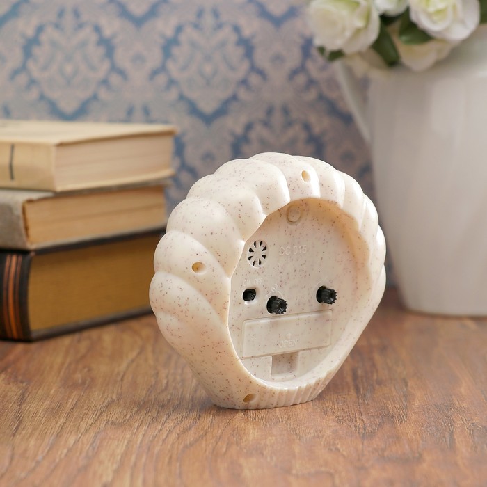 Будильник в виде ракушки, с подсветкой, микс морской тематики, 1 АА, пластик, 4х13х11.5 см