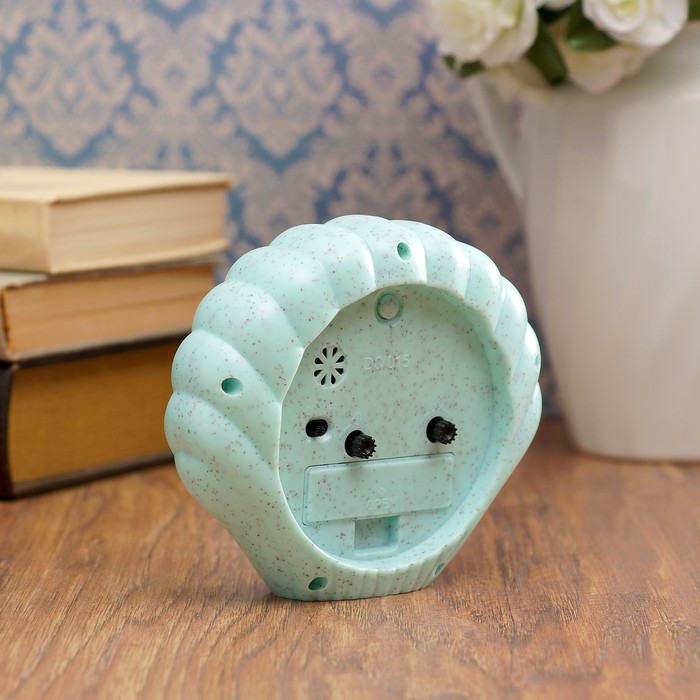 Будильник в виде ракушки, с подсветкой, микс морской тематики, 1 АА, пластик, 4х13х11.5 см