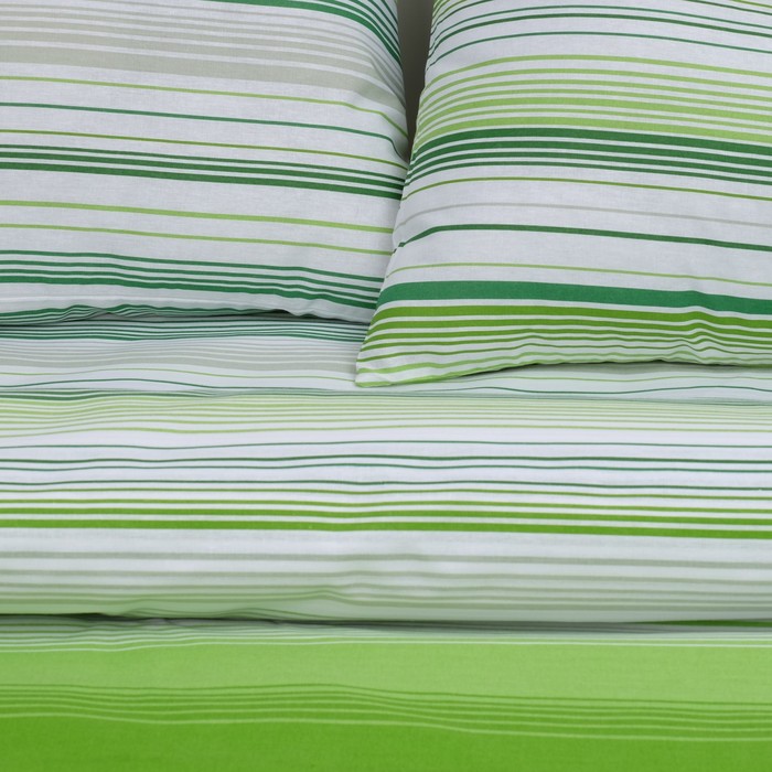 Постельное бельё "Этель" 2 сп. Софт (вид 2) 175х215 см, 200х220 см, 70х70 см - 2 шт, 100% хл, бязь 125 г/м2 + подарок - полотенце микс