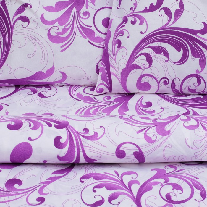 Постельное бельё "Этель"1,5 сп. Возрождение 143х215 см, 150х214 см, 70х70 см - 2 шт, 100% хл, бязь125 г/м2 + подарок - полотенце микс