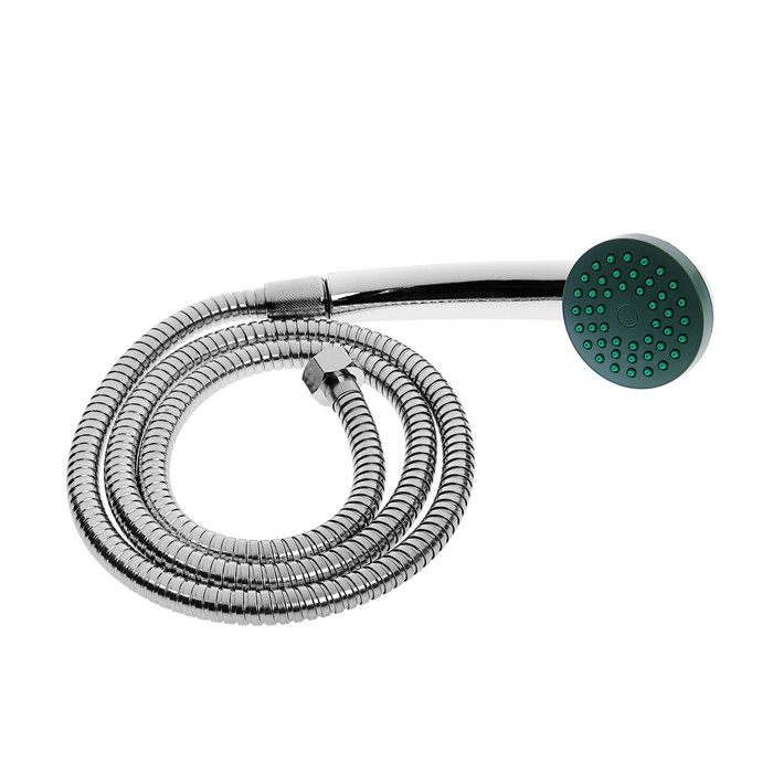 Смеситель для ванны ZERICH SBZC1205, двухрычажный, с душевым набором, цинк, хром