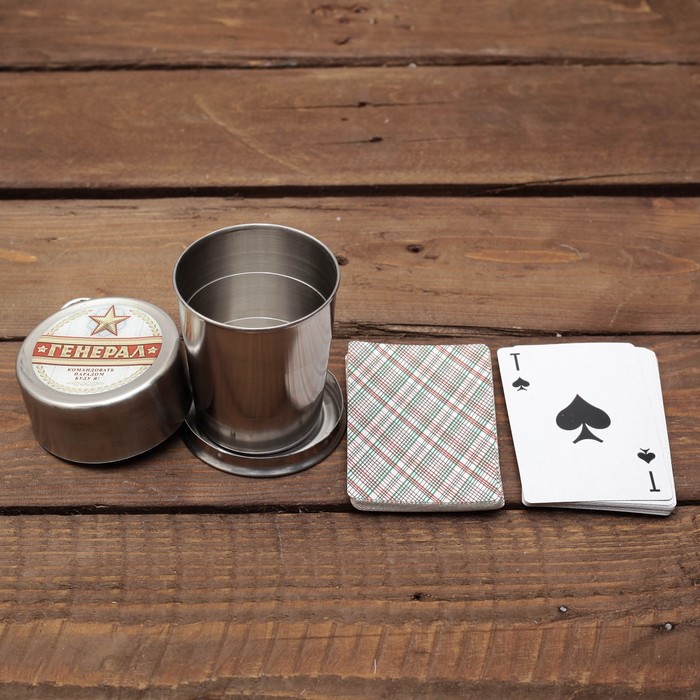 Набор "Генерал", складная стопка, игральные карты