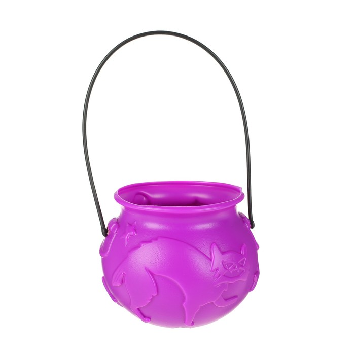Конфетница "Кошка", цвет фиолетовый